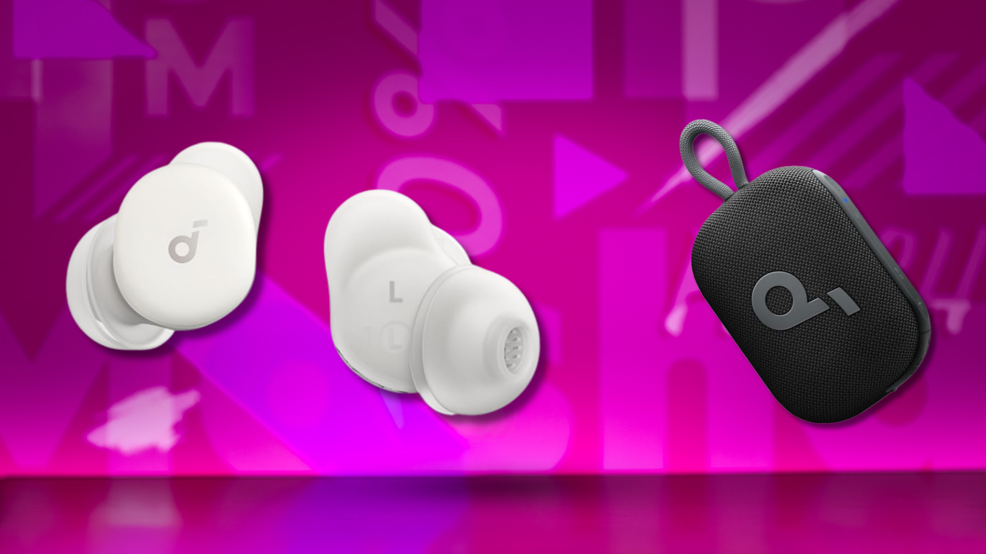 Get a free Soundcore Select 4 speaker when you pick up the Soundcore Sleep A30 earbuds at Amazon