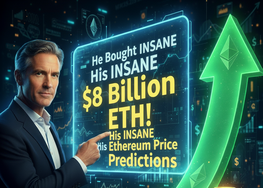 He Bought $8 Billion ETH! Tom Lee’s INSANE Ethereum Price Predictions