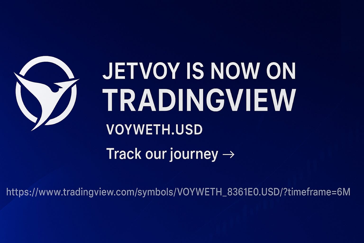 Huge congratulations to the Jetvoy leadership team for securing our listing on TradingView!
