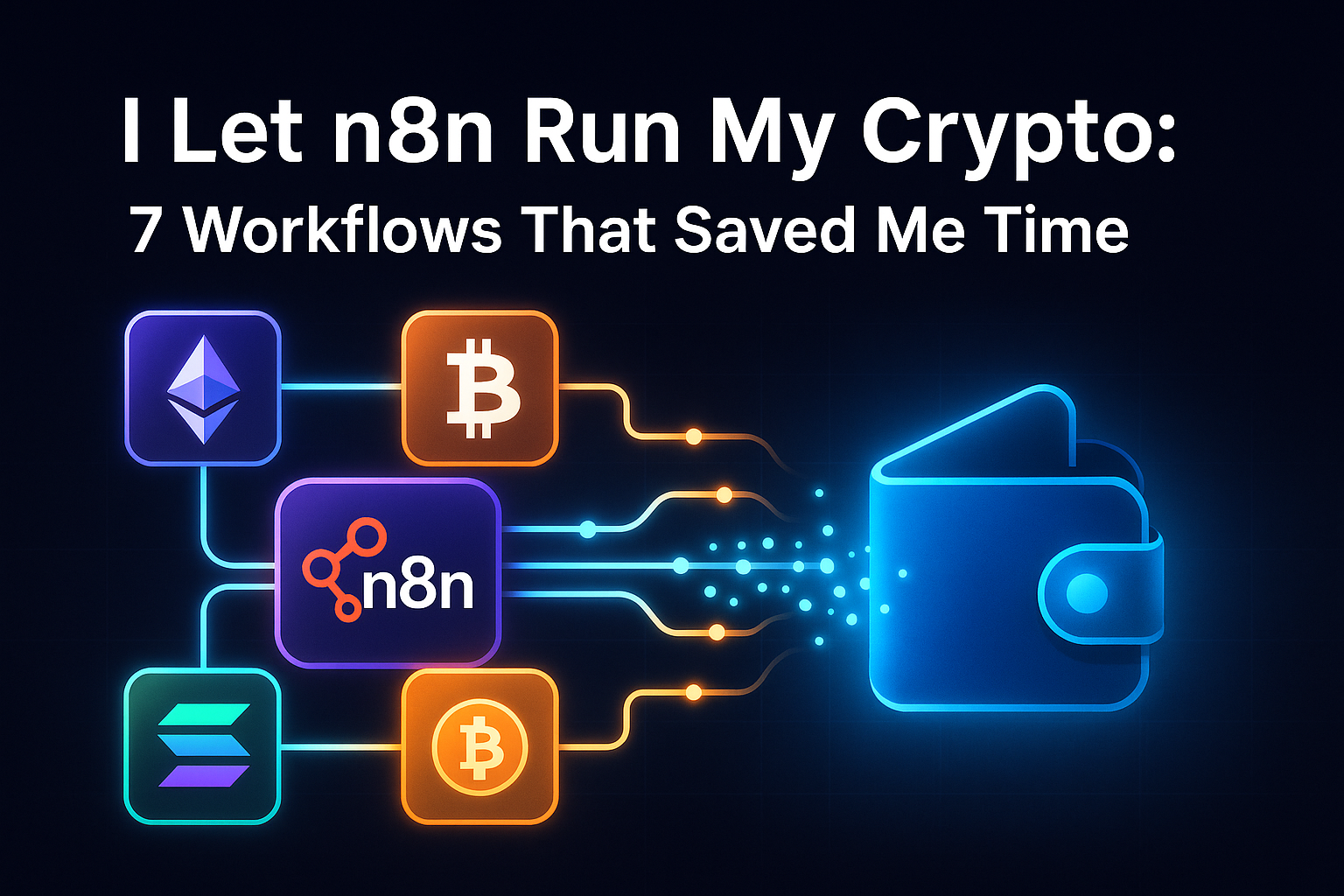 I Let n8n Run My Crypto: 7 Workflows That Saved Me Time, Stress, and Missed Opportunities