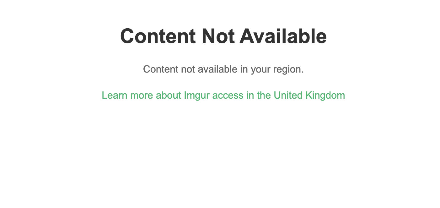 Imgur is now blocked in the UK