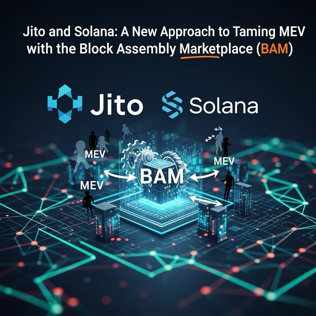 Jito and Solana: A New Approach to Taming MEV with the Block Assembly Marketplace(BAM)