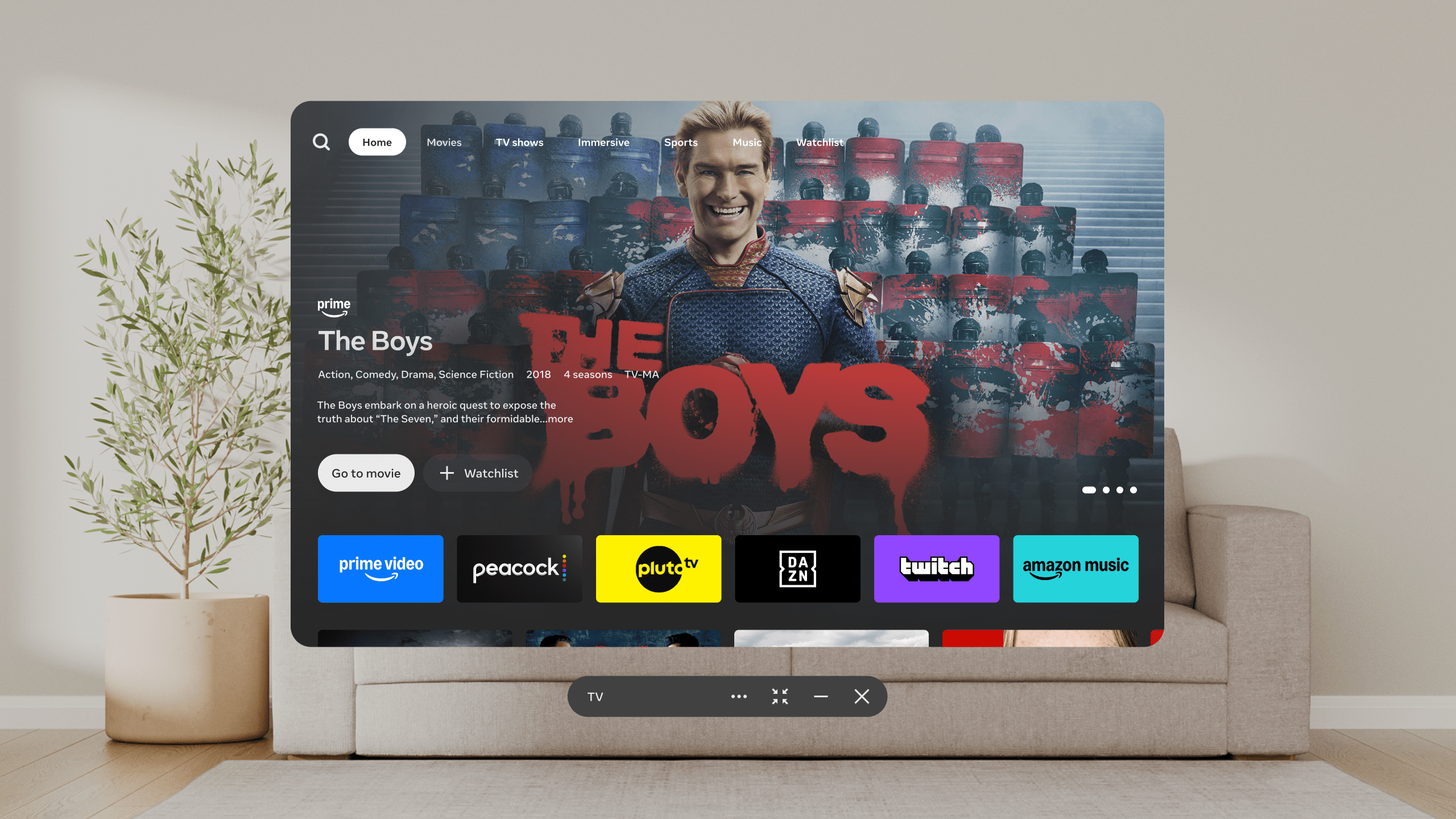 Meta is bringing an all-in-one movie and TV streaming hub to Quest headsets