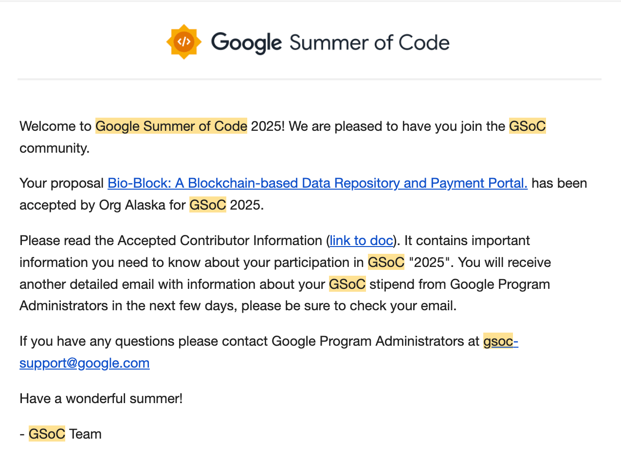 My Google Summer of Code 2025 Experience