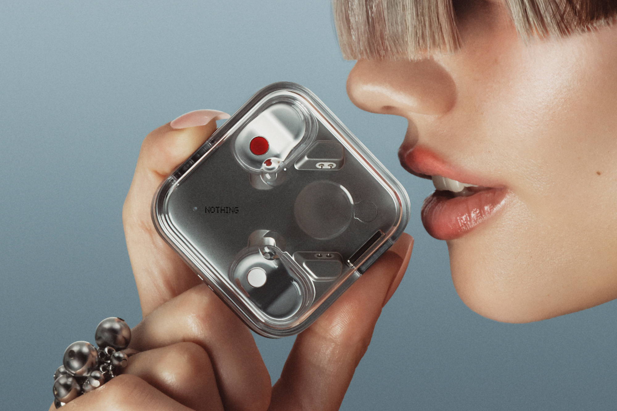 Nothing wants you to talk to your earbuds’ charging case