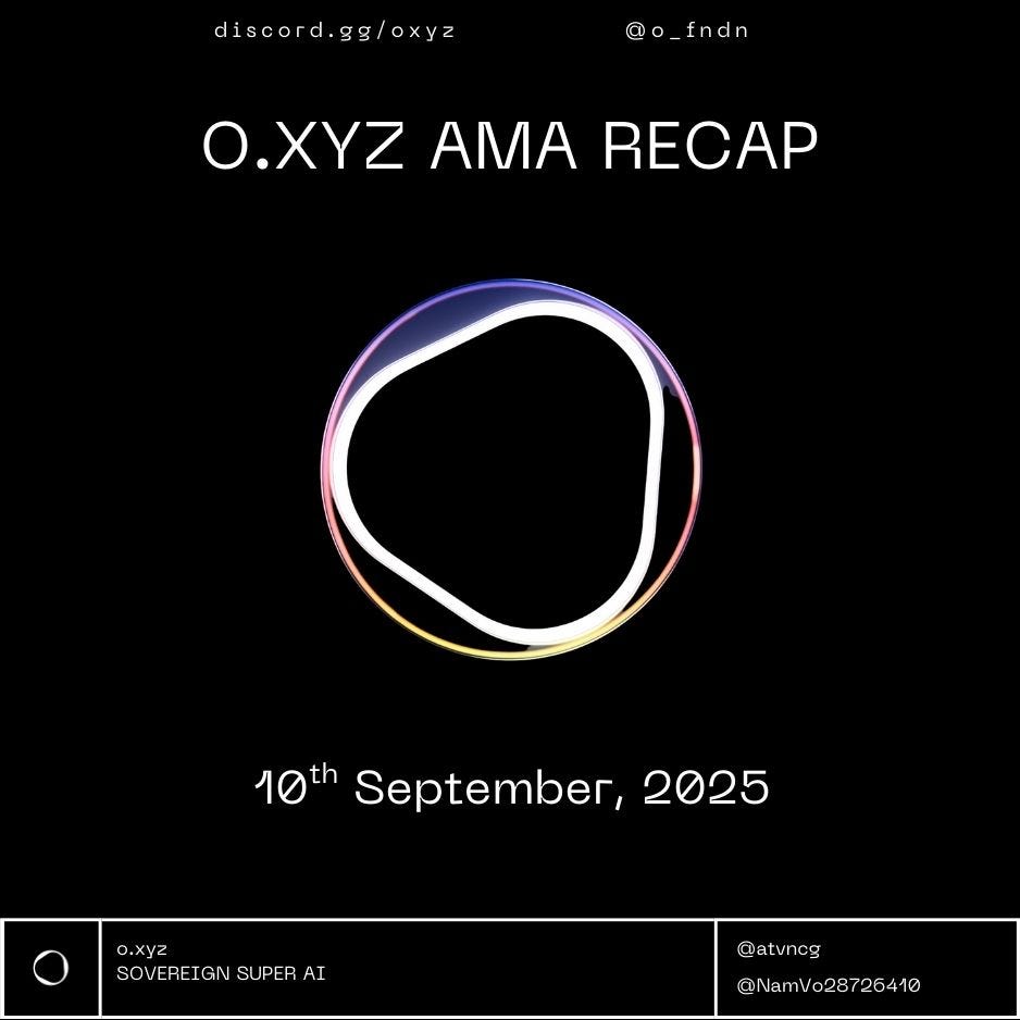 OXYZ AMA Vision: A Web3 Pioneer Igniting Community Momentum (September 10, 2025)