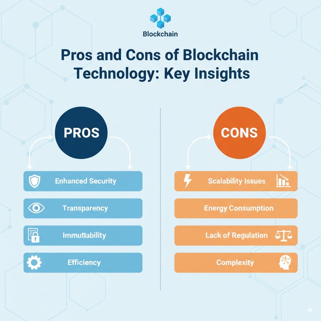 Pros and Cons of Blockchain Technology: Key Insights