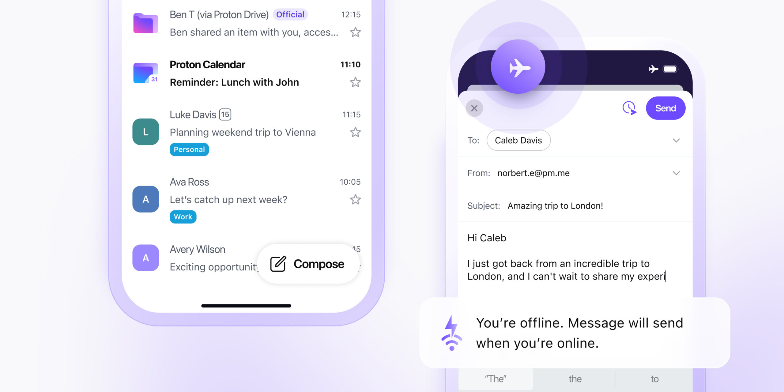 Proton Mail’s redesigned mobile app is built for speed