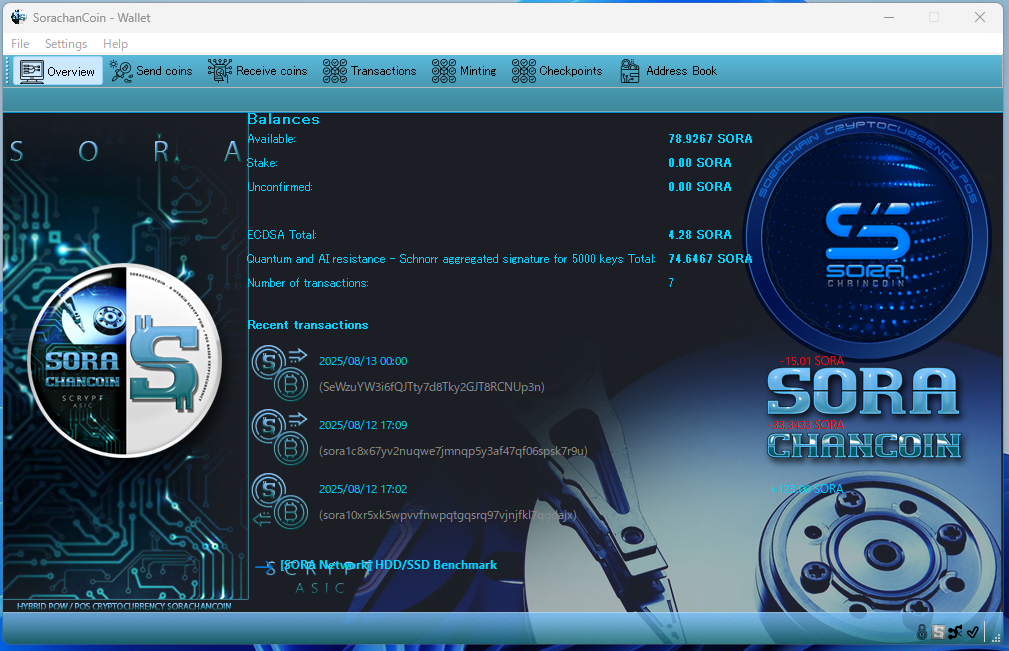 Quantum-Resistant Blockchain SORA L1 L2