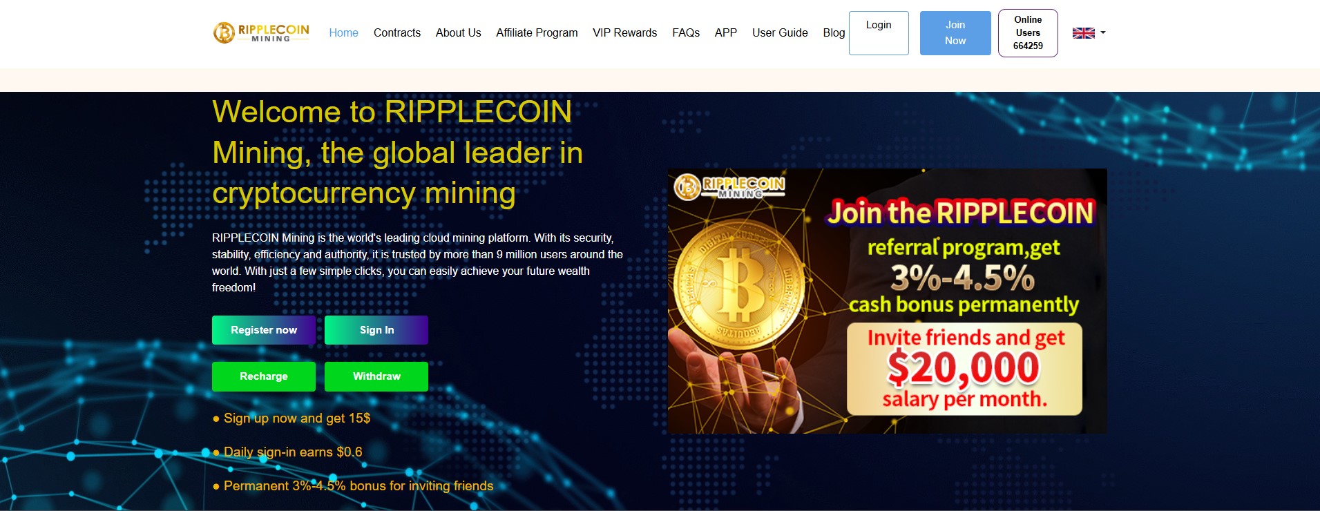 Ripplecoin Mining App: Overview of Cloud Mining Features and Earning Potential (Earn Up To $10,000 in Passive Income Daily)