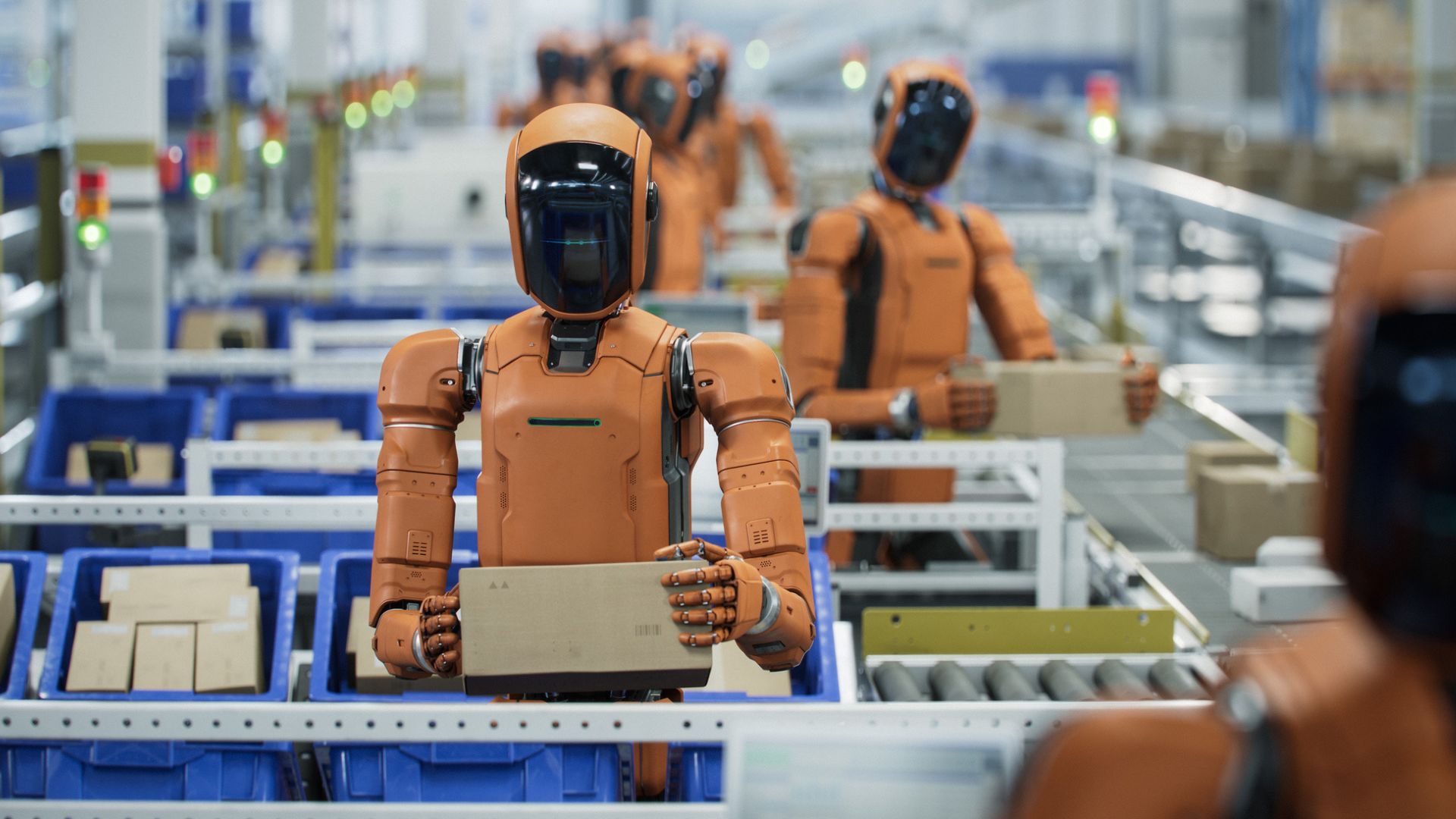 Robots cut travel time by 30% using human-like memory system in smart factories