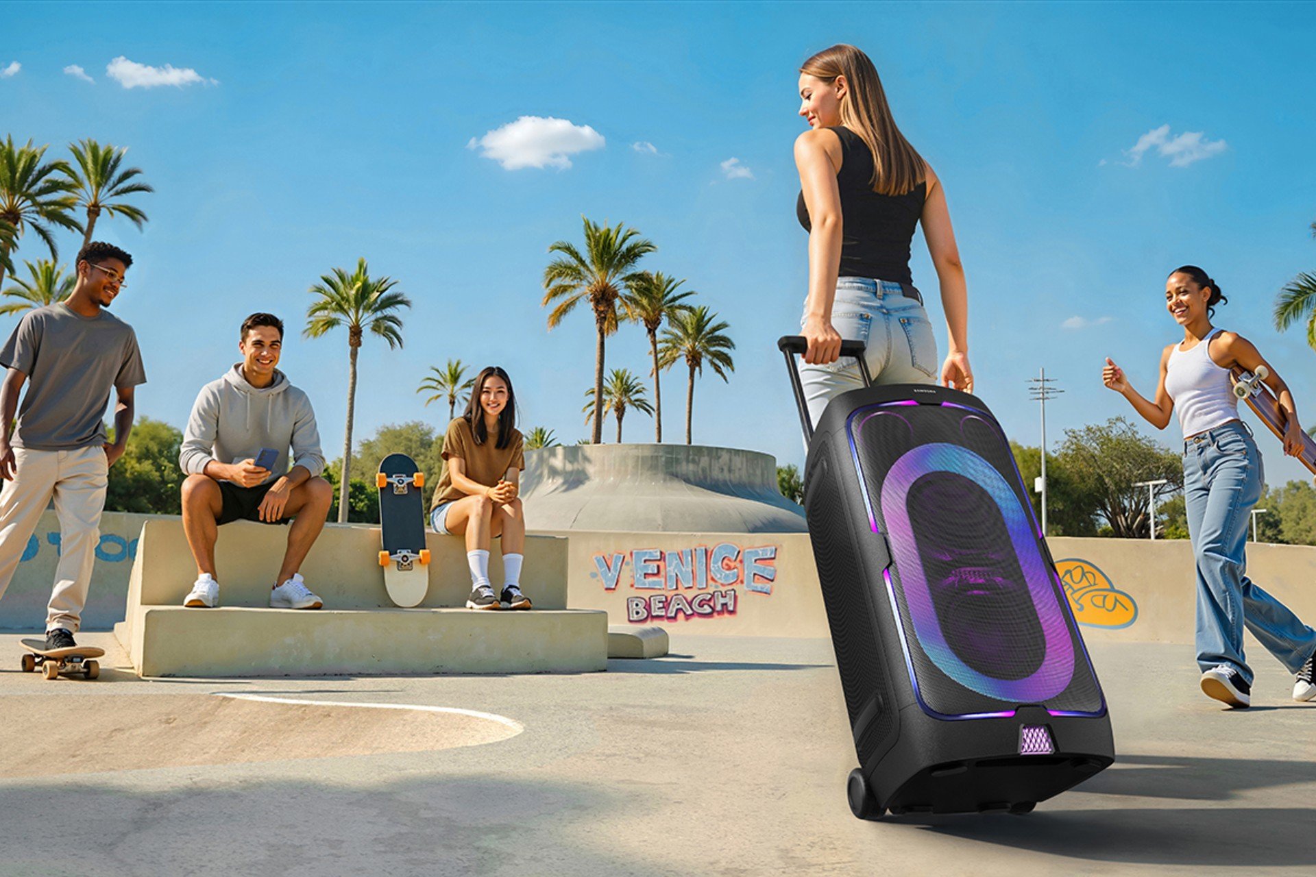 Samsung’s New Sound Tower Speaker Is for Party Animals Only