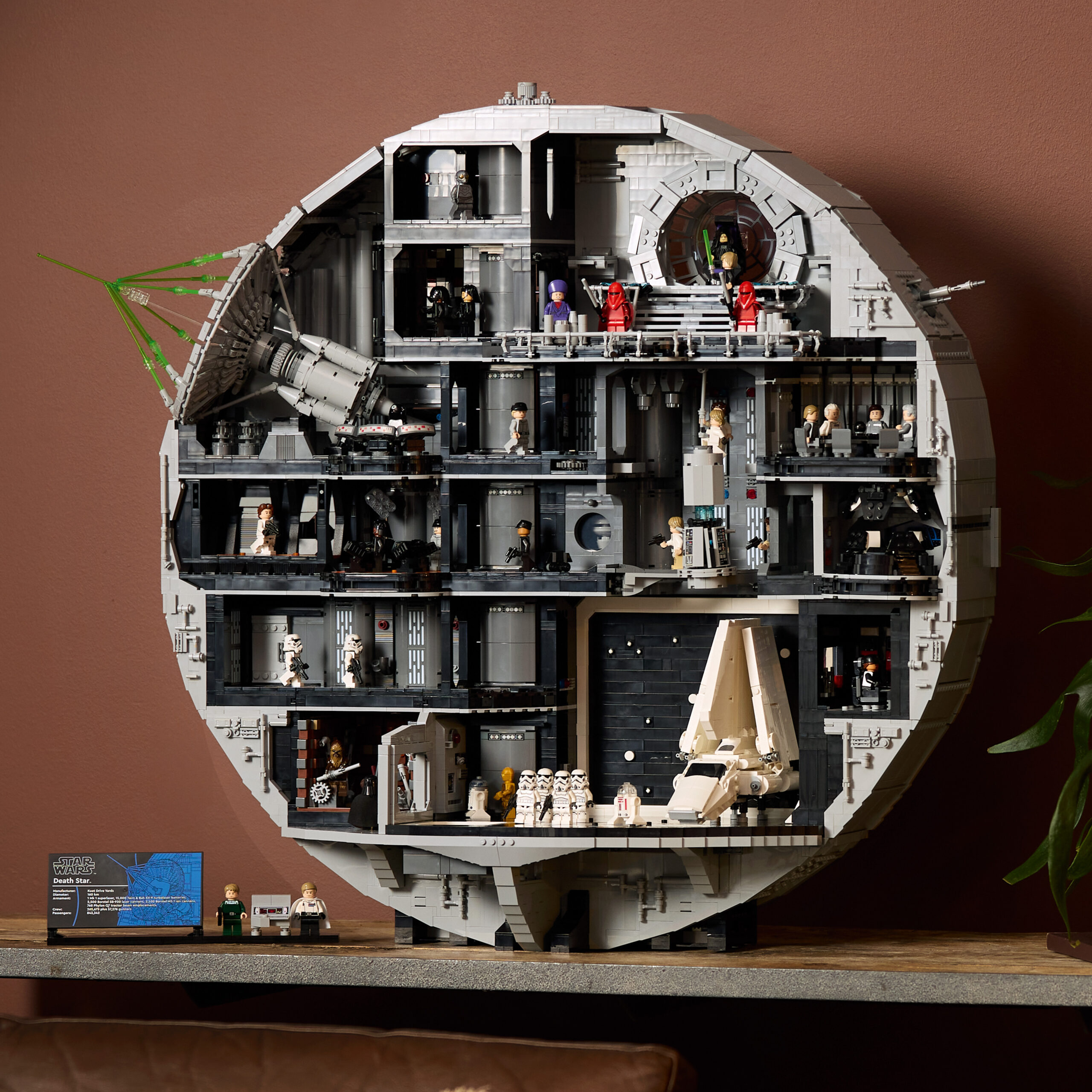 The LEGO Ultimate Death Star set includes over 9,000 pieces and costs $1,000