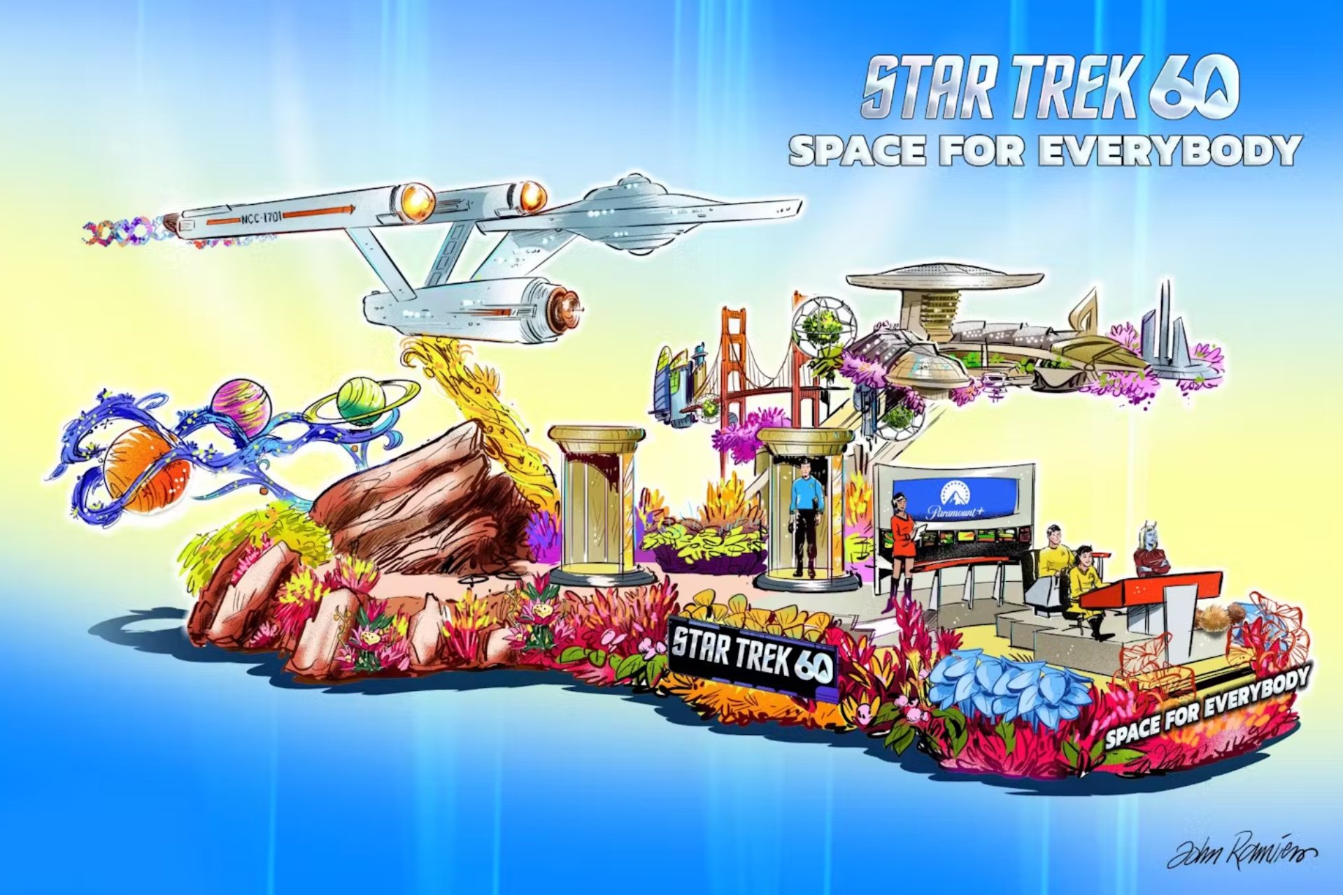 The ‘Star Trek’ Anniversary Float Will Put Its Most Beloved Location on Parade