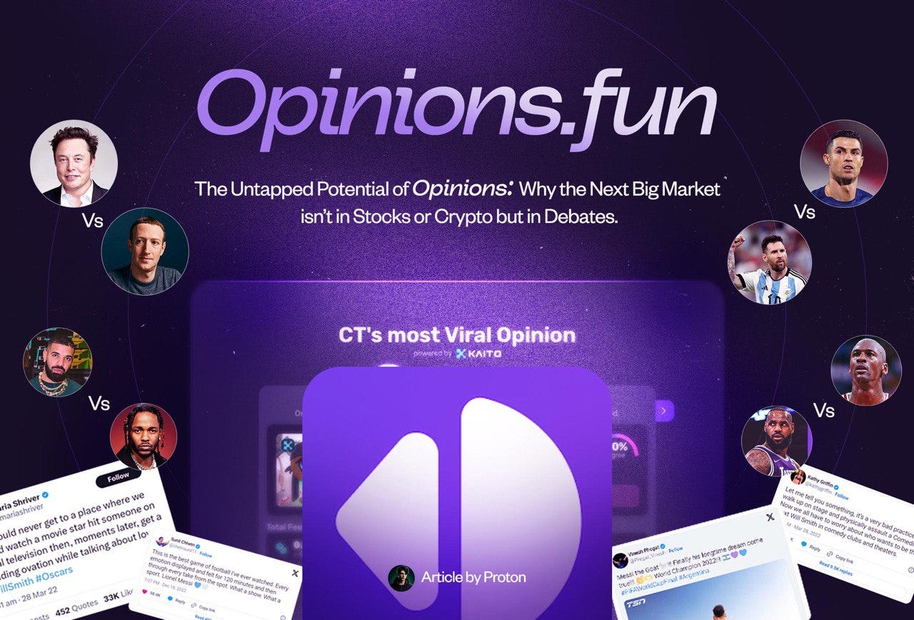 The Untapped Potential of Opinions: Why the Next Big Market Isn’t in Stocks or Crypto but in…
