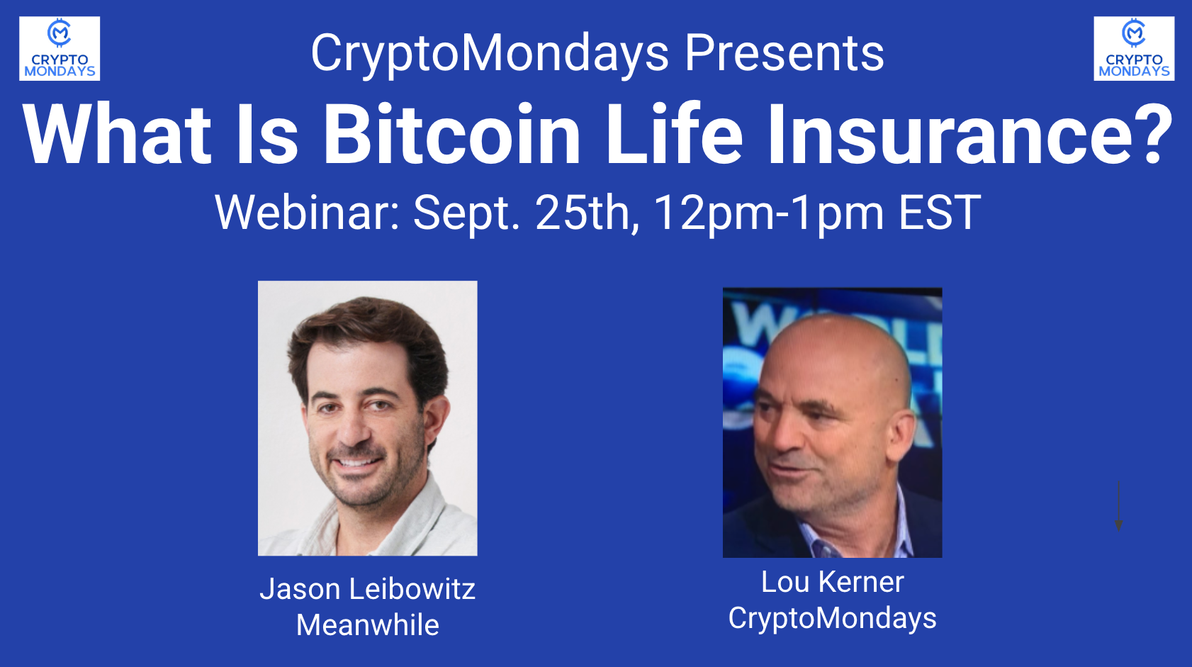 What is Bitcoin Life Insurance?— BTCfi Webinar, September 25th, 12pm-1pm EST