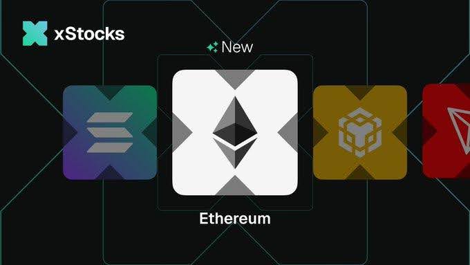 XStocks Launches 60 Tokenized Stocks on Ethereum, Expanding $3.5B Trading Platform