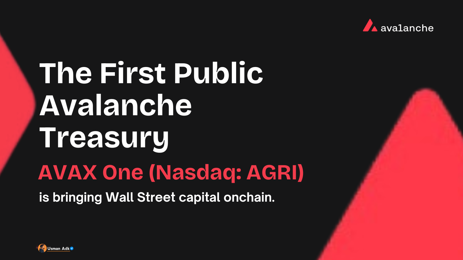 AVAX One: Where Wall Street Meets Avalanche