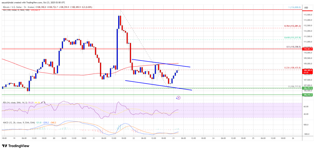 Bitcoin Price Slides Lower — Bears Tighten Grip Amid Weak Market Sentiment
