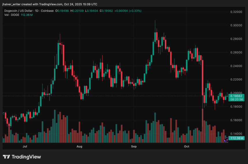 Dogecoin Faces Heavy Selling Pressure but Technical Setup Hints at Possible $1 Surge