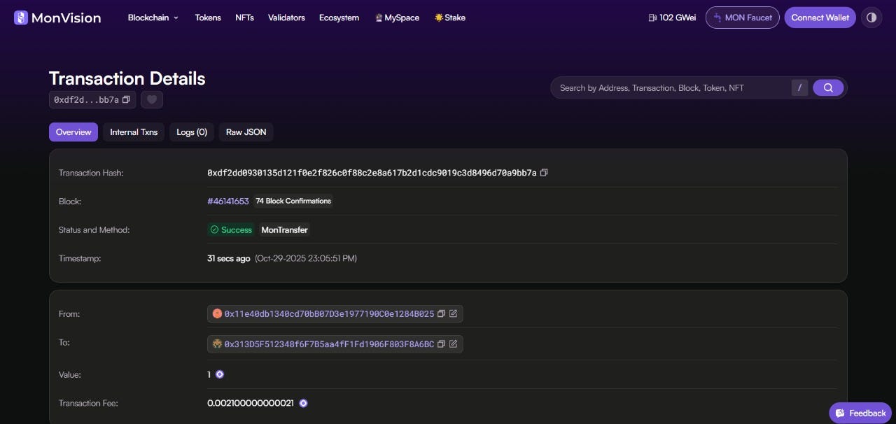 ️ Monad 101: My First Step in the Parallel EVM Era