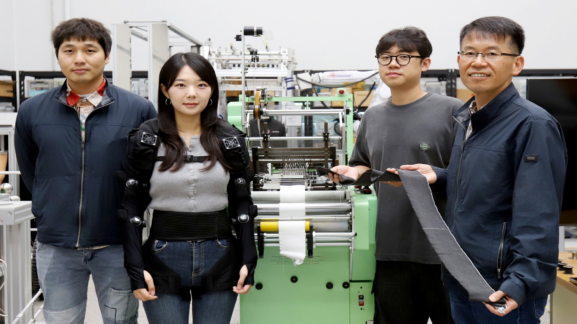 Fabric muscles thinner than hair could reshape wearable robotics design