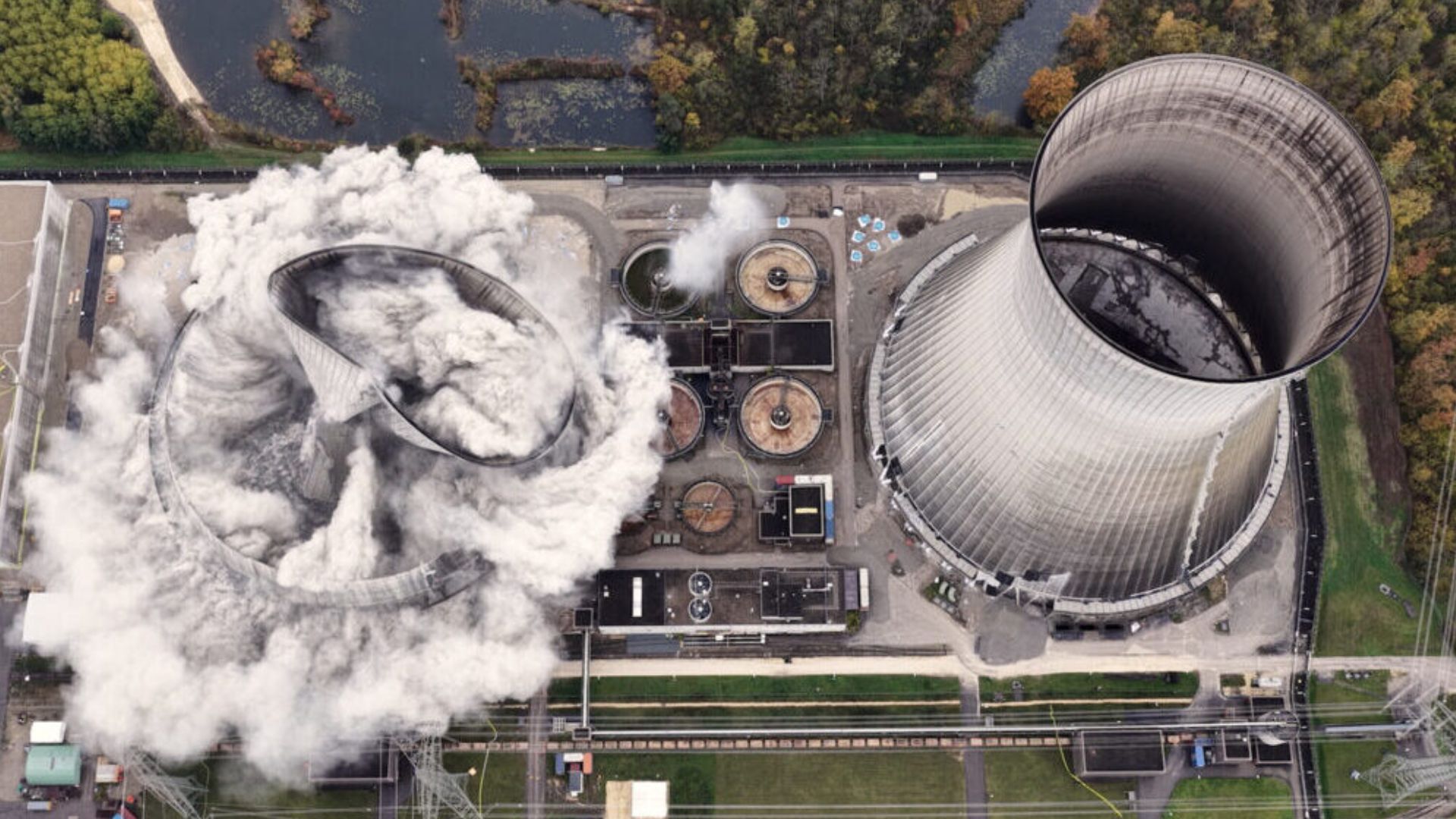 Germany detonates dead nuclear plant towers to resurrect 700 MWh battery