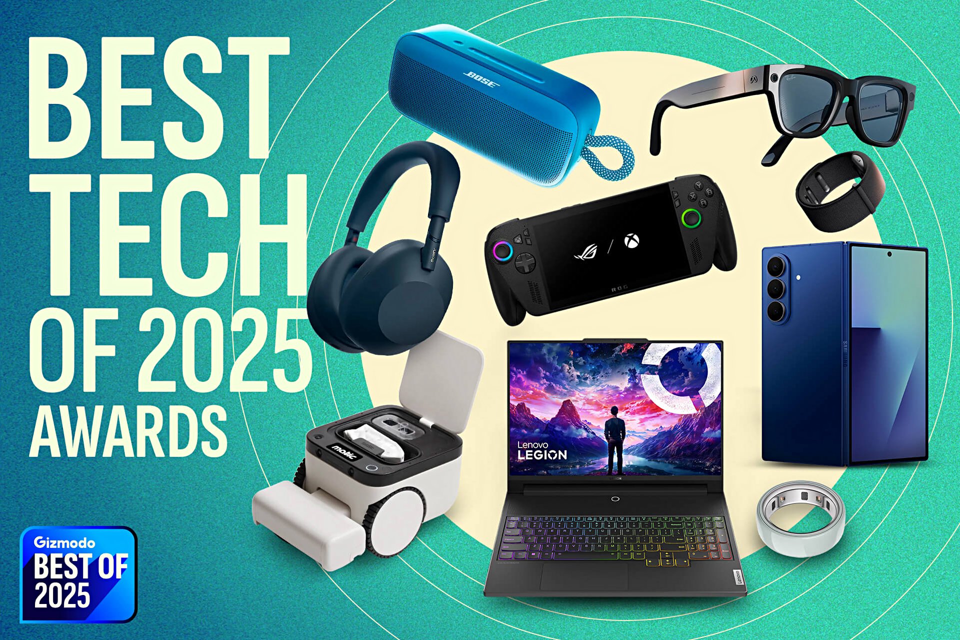 Gizmodo’s Best Tech of 2025 Awards: Our Favorite Phones, Laptops, Gaming Gear, and More