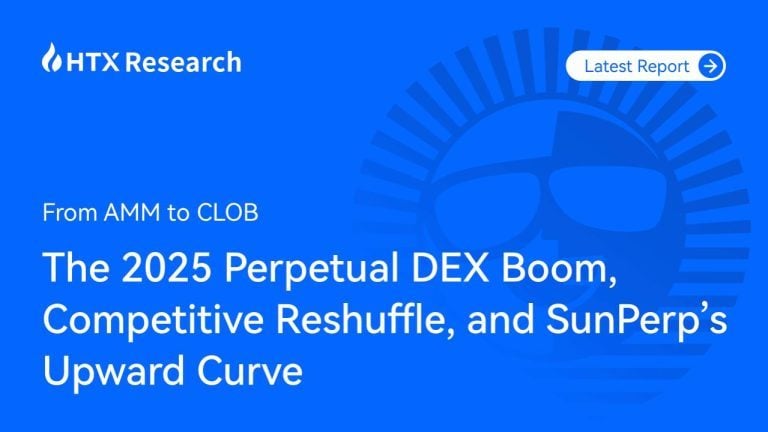 HTX Research Report Spotlights SunPerp as the Breakout Player in the 2025 Perpetual DEX Boom