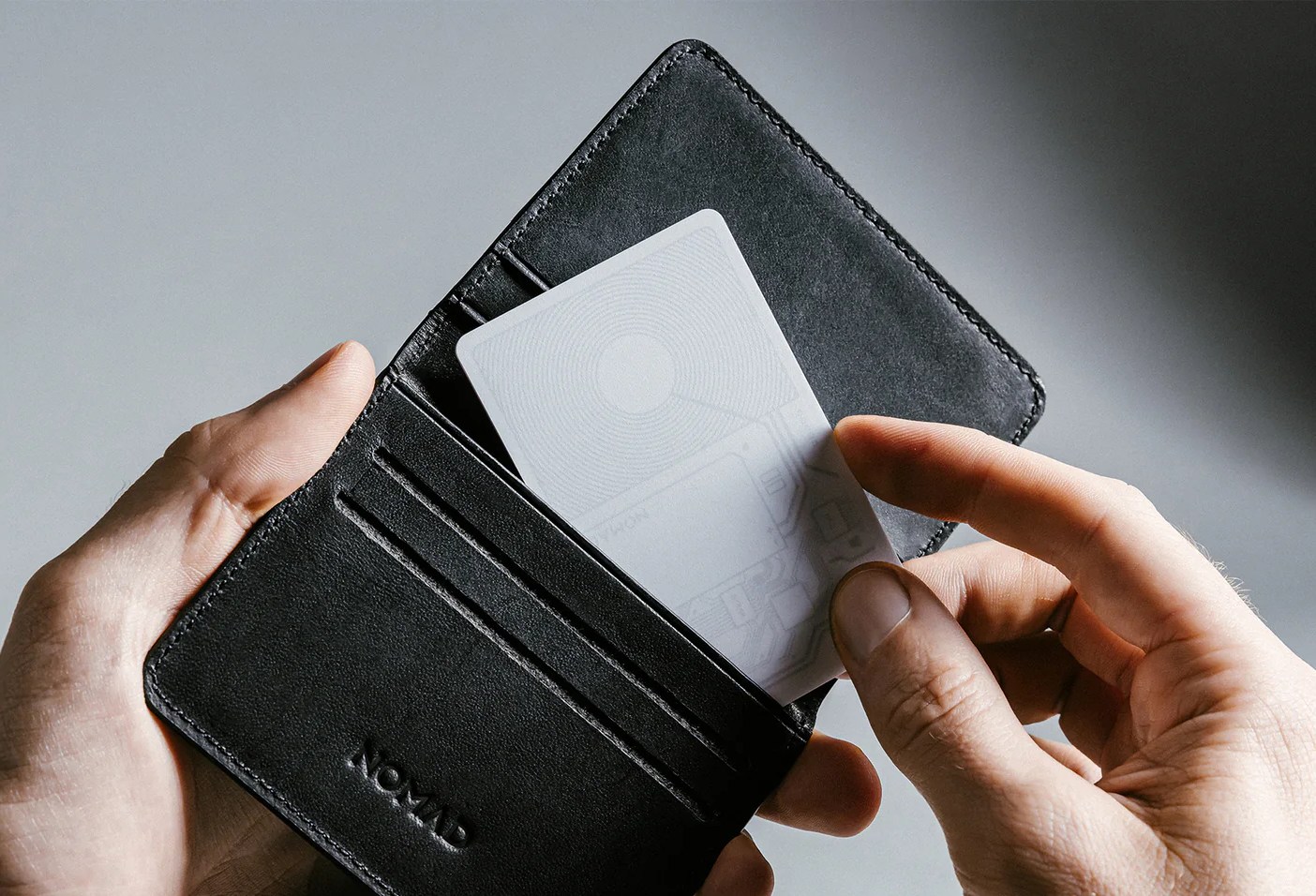 I never lose my wallet with Nomad’s slim tracker, which is 20 percent off right now
