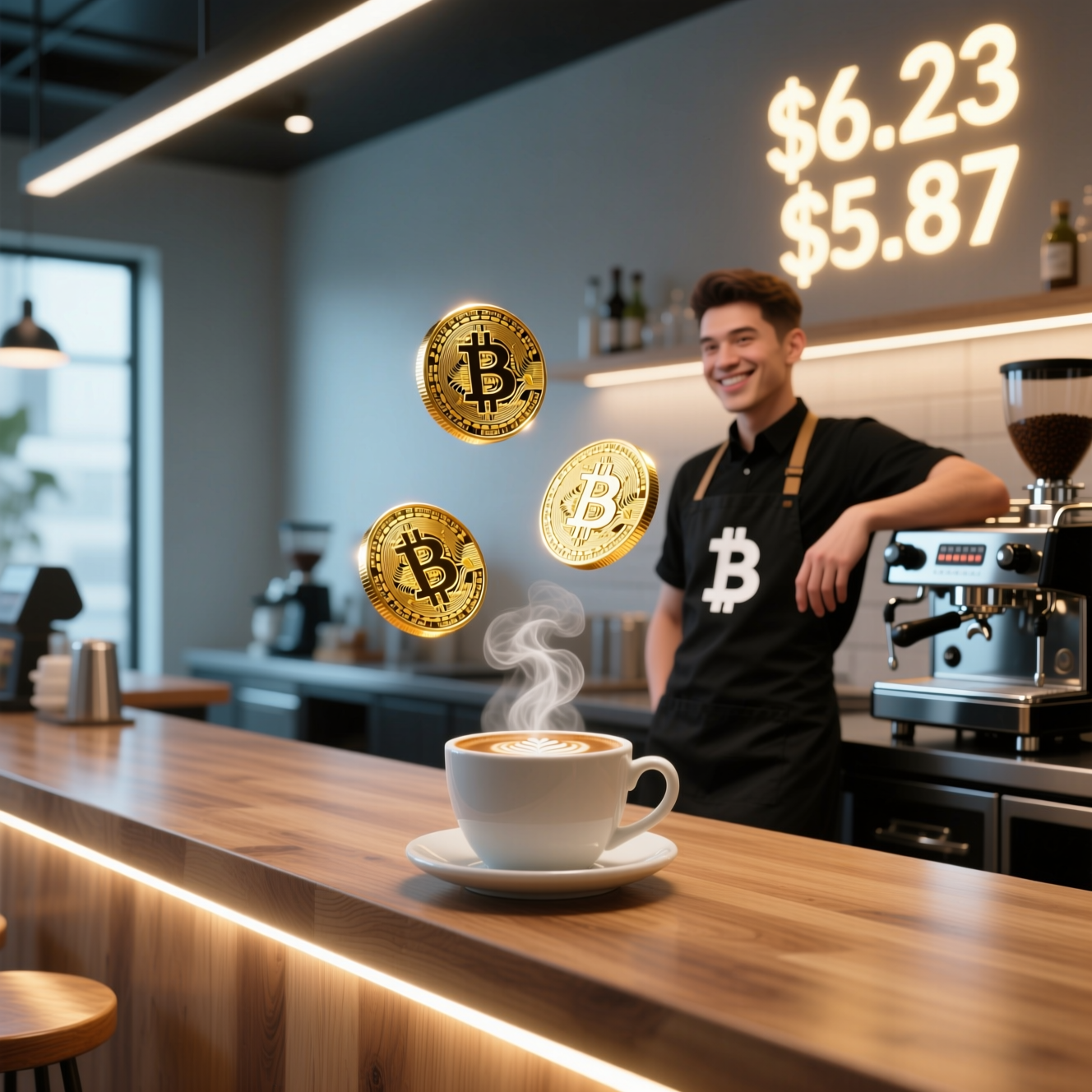 I tried to buy a coffee with 0.0001