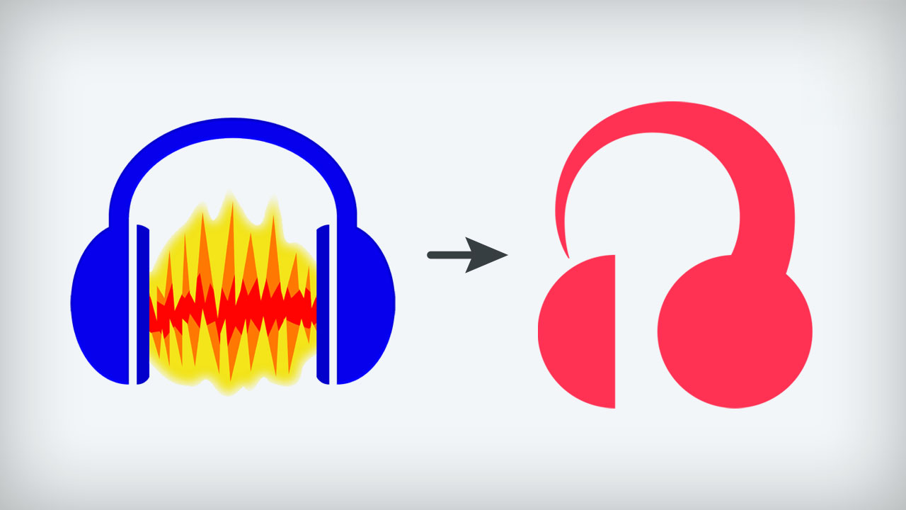 If you can get past the terrible logo, Audacity 4 looks pretty great