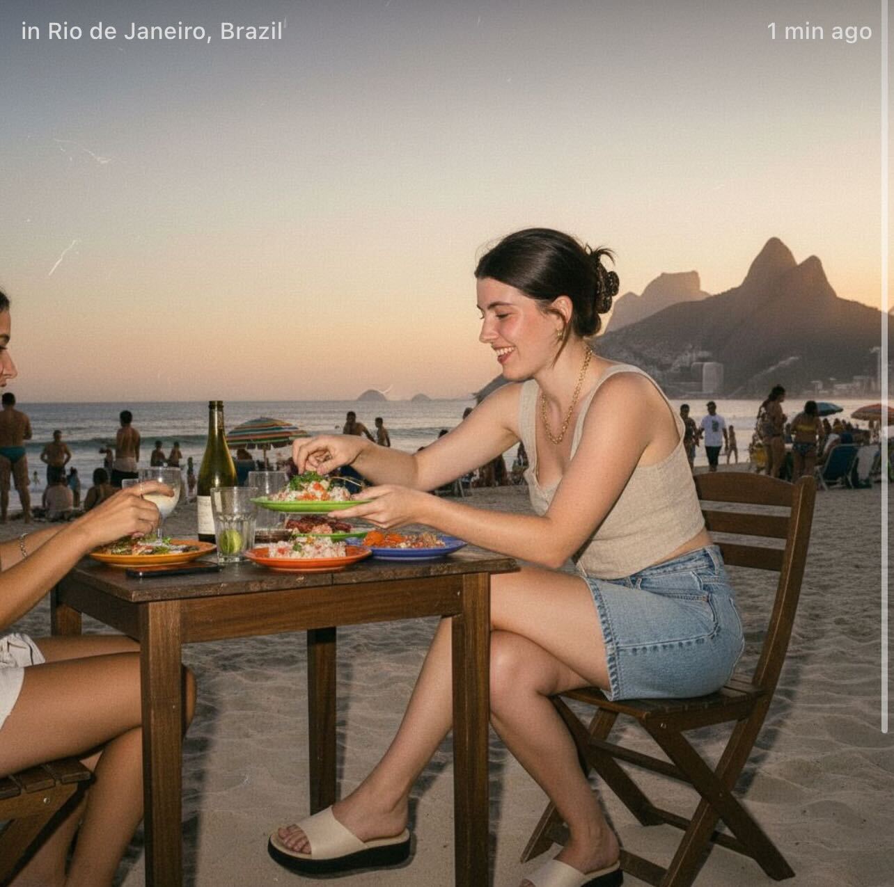 If you can’t afford a vacation, an AI app will sell you pictures of one