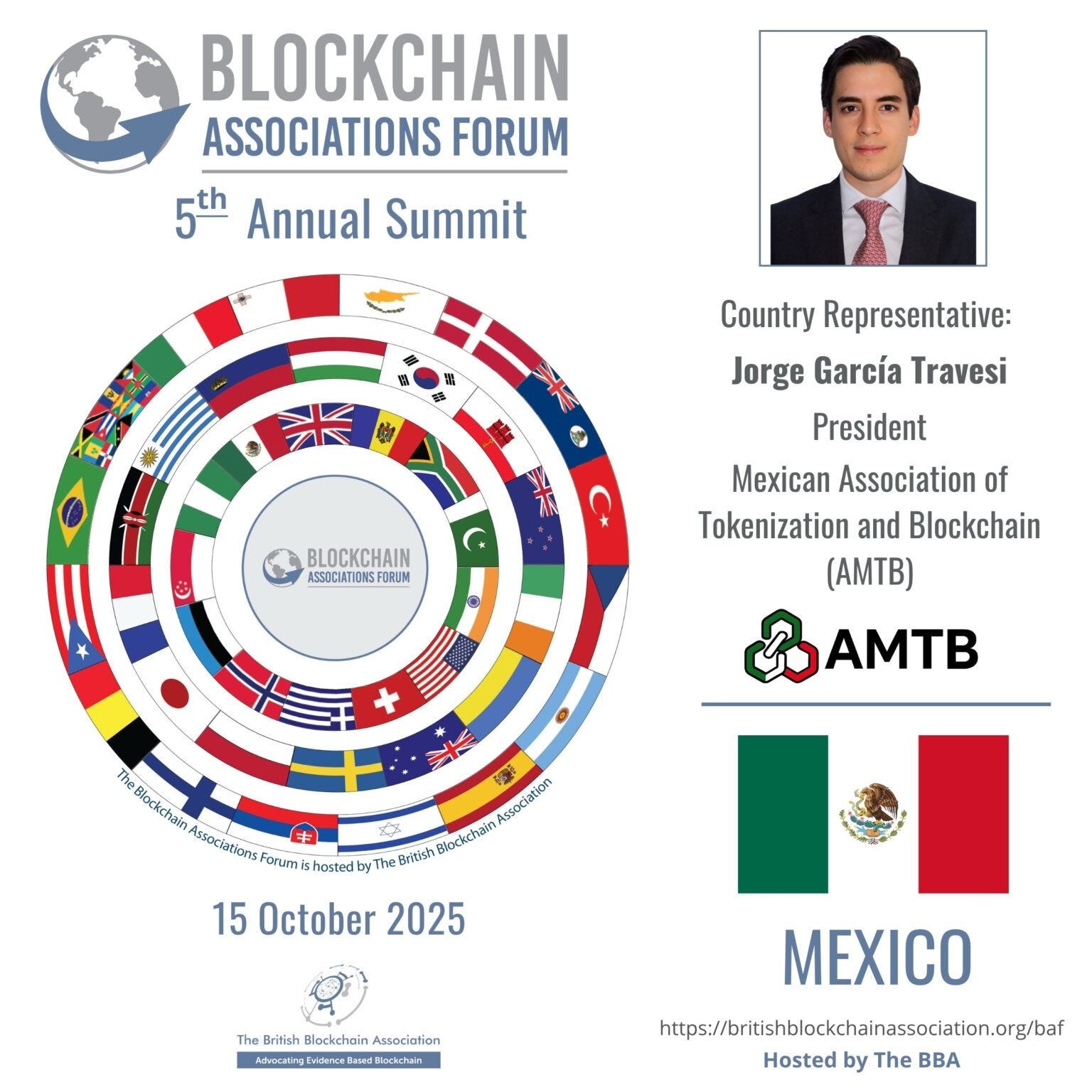 Mexico Joins 51 Nations at the 5th Blockchain Associations Forum Summit