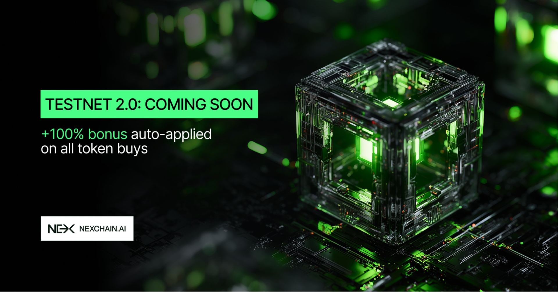 Nexchain’s Crypto Presale Feature-Packed November Testnet Arrives With a 100% Bonus