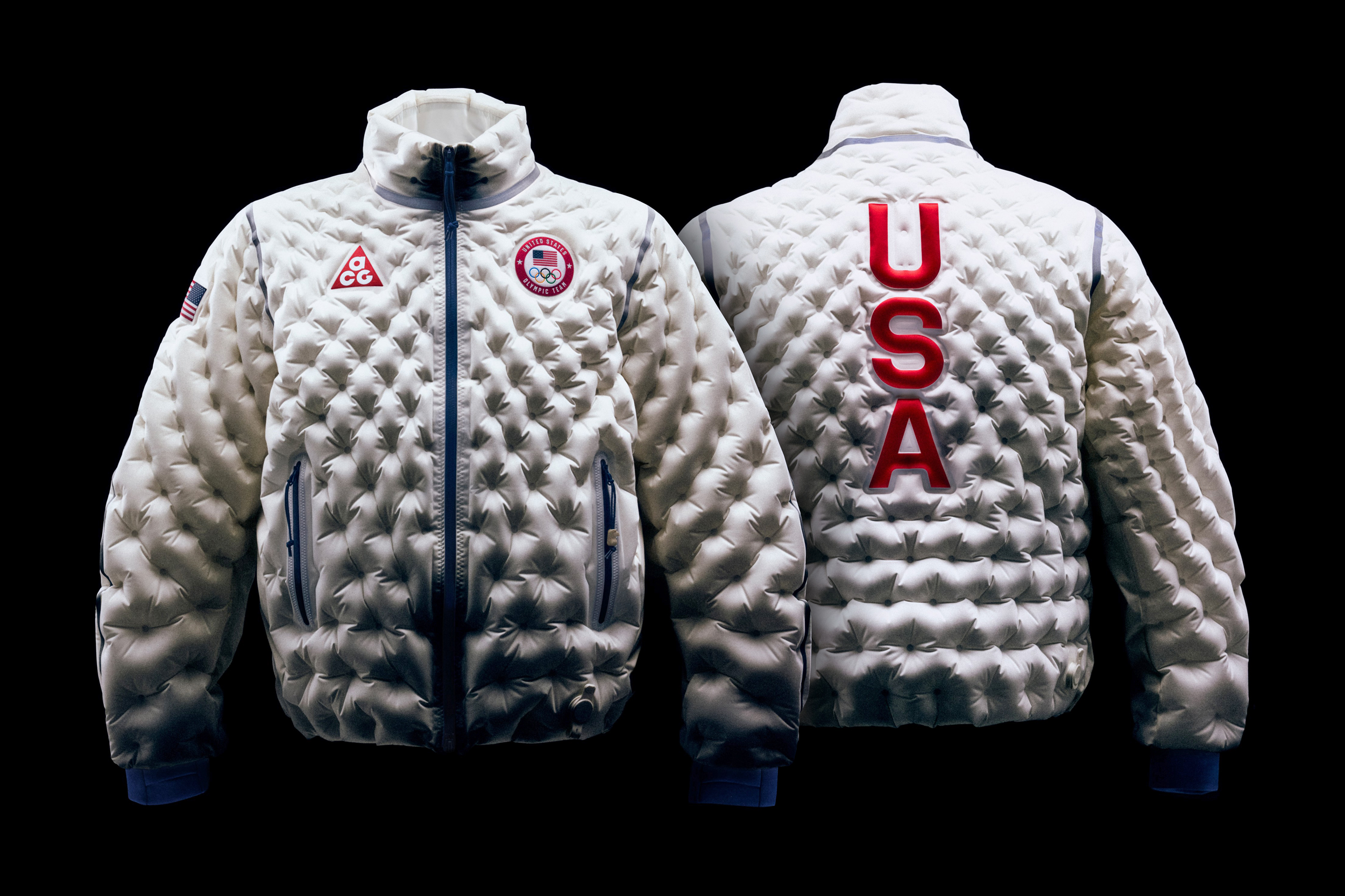 Nike’s inflatable puffer jacket de-puffs to cool you down