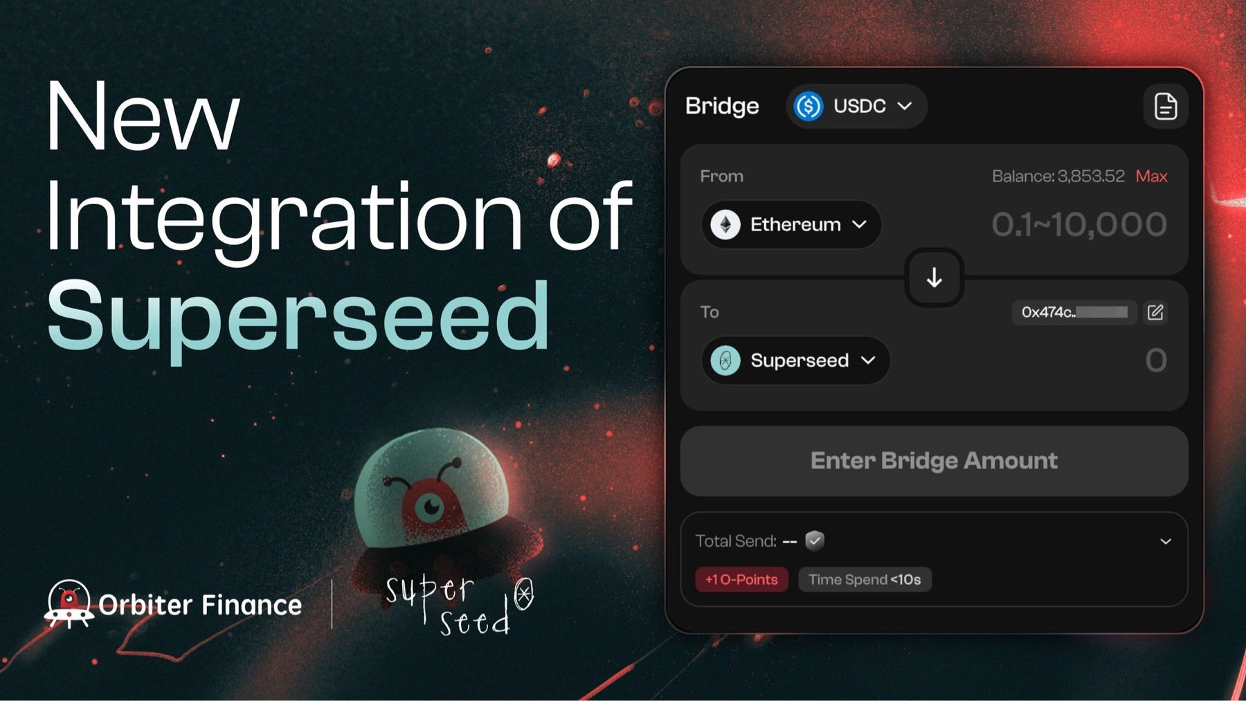 Orbiter Finance Integrates Superseed — The First Blockchain That Repays Your Debt