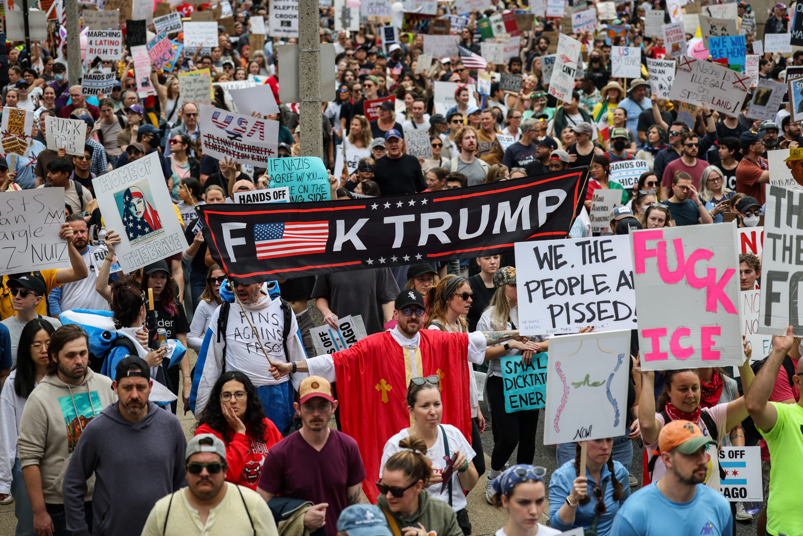 Organizers say over 7 million showed up to No Kings protests