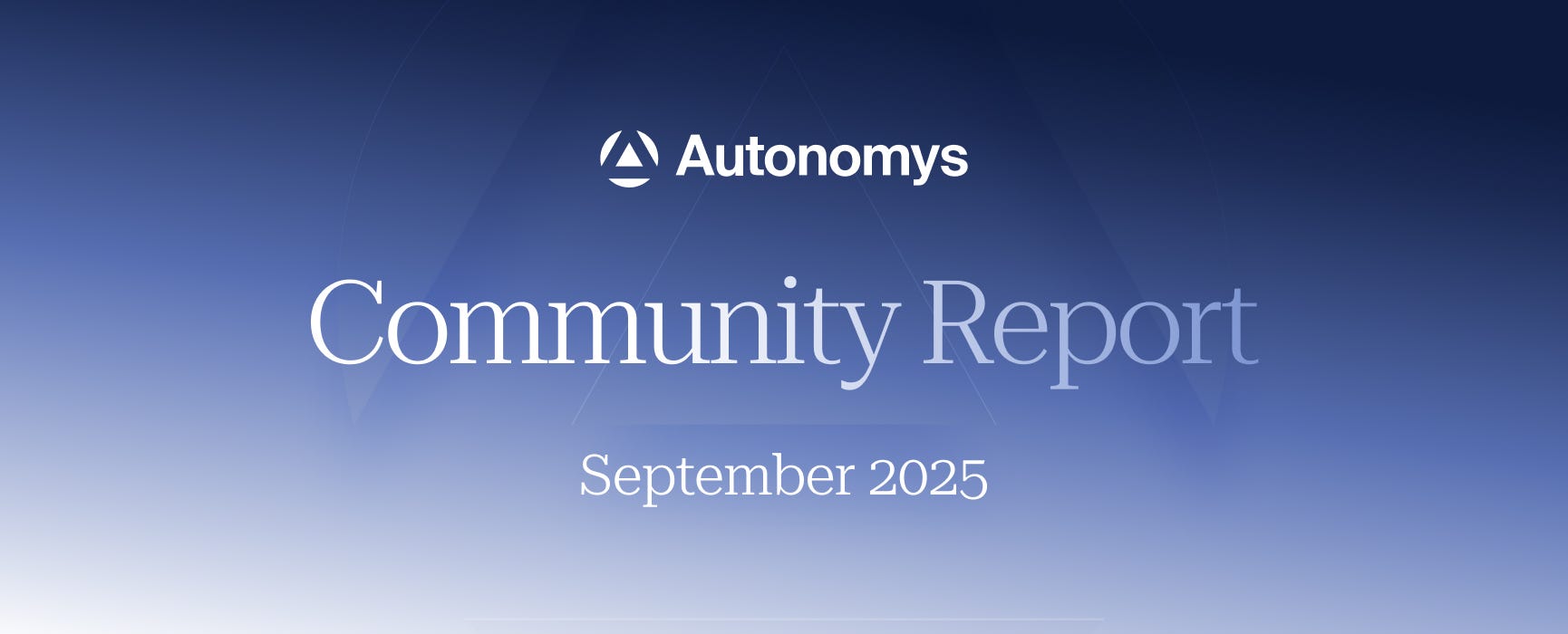 September marked the first full month following the AI3 token listings and Phase-2 activation, as…