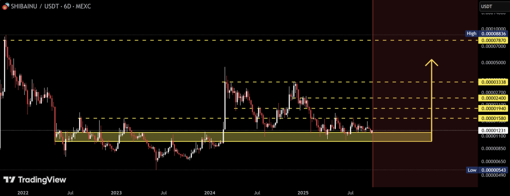 Shiba Inu Faces Make-Or-Break Level That Could Define Q4 2025