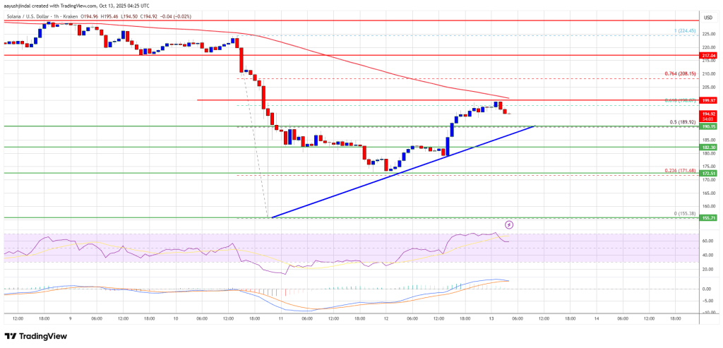 Solana (SOL) Pushes Higher Again – Has It Finally Found Its Short-Term Bottom?