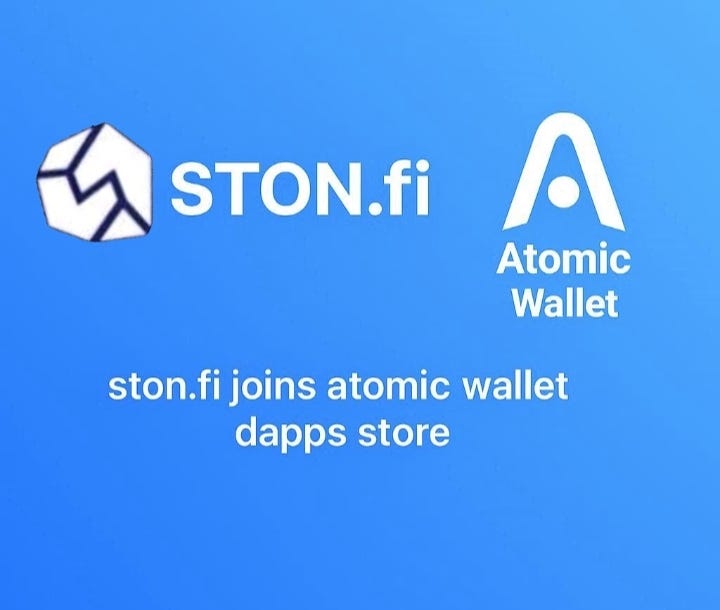 STON.fi Now Live on Atomic Wallet dApps Store