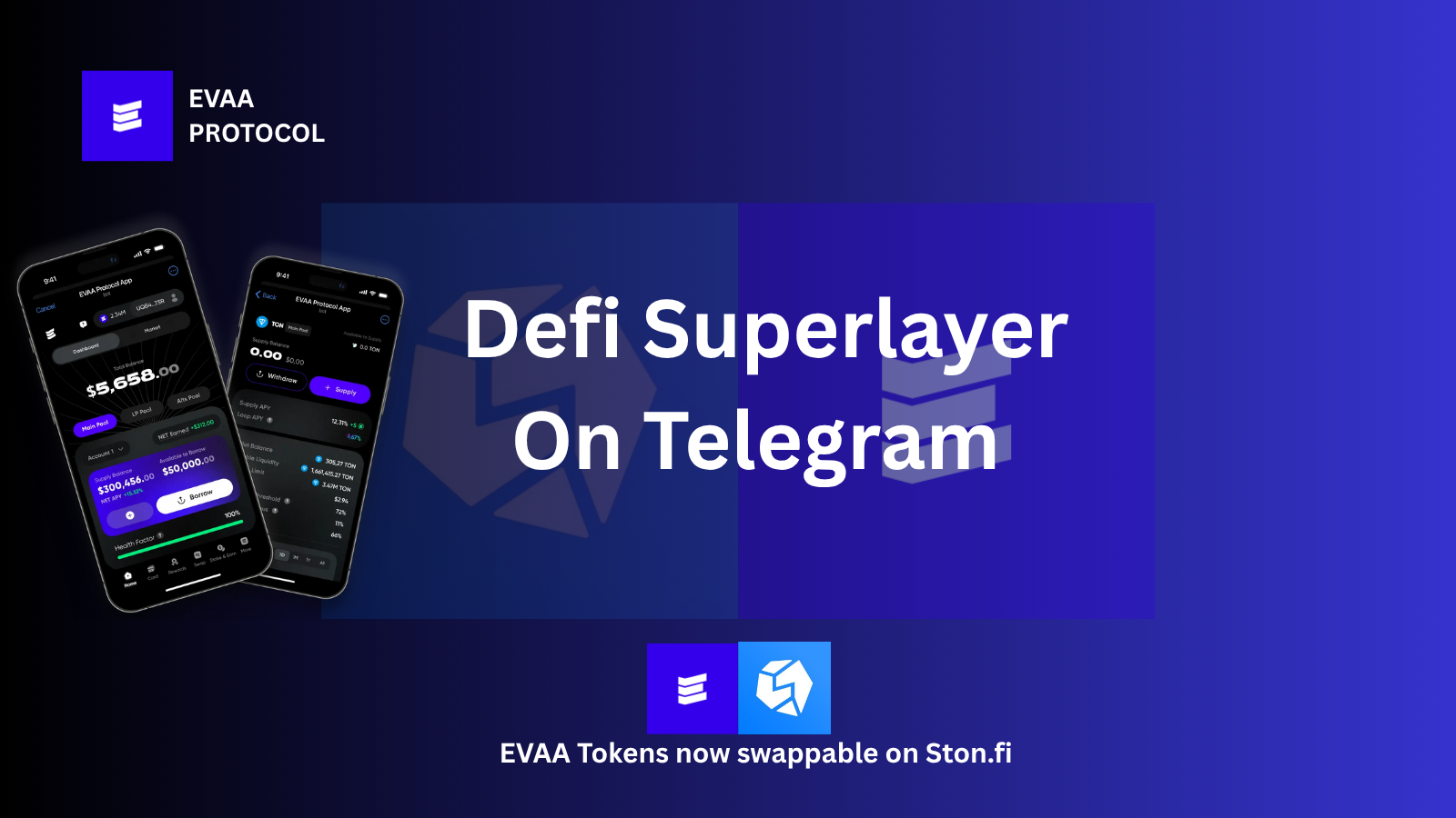 Swapping EVVA tokens on DEX on the Ton Blockchain.