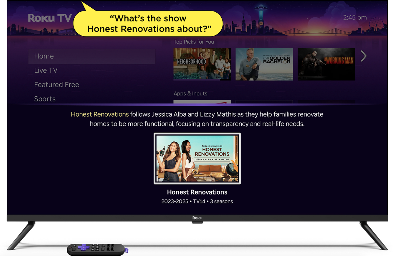 The latest Roku update adds AI-powered voice control and better search