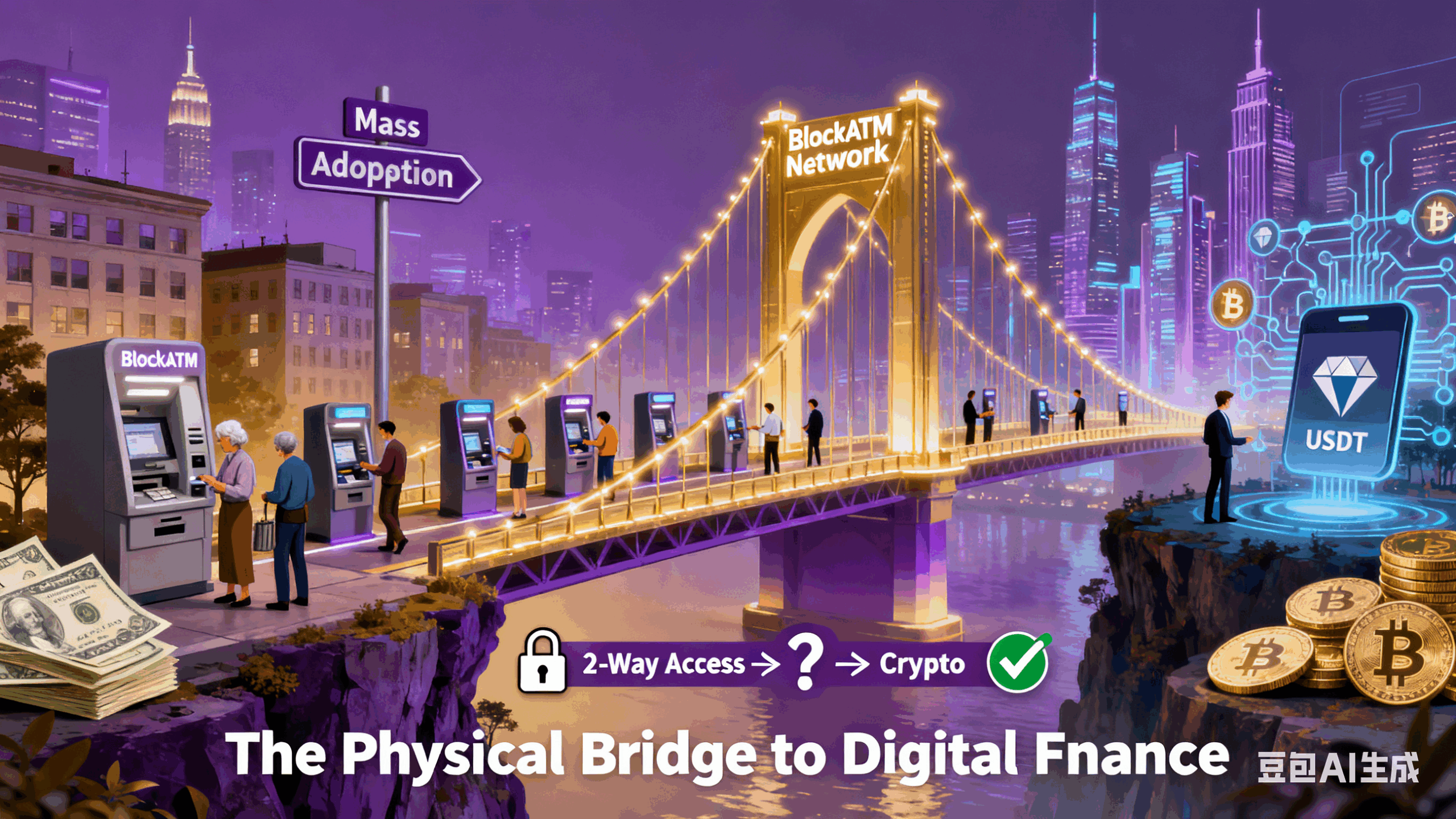 The Physical Bridge in a Digital World: Why Two-Way Crypto ATMs are Critical for Mass Adoption