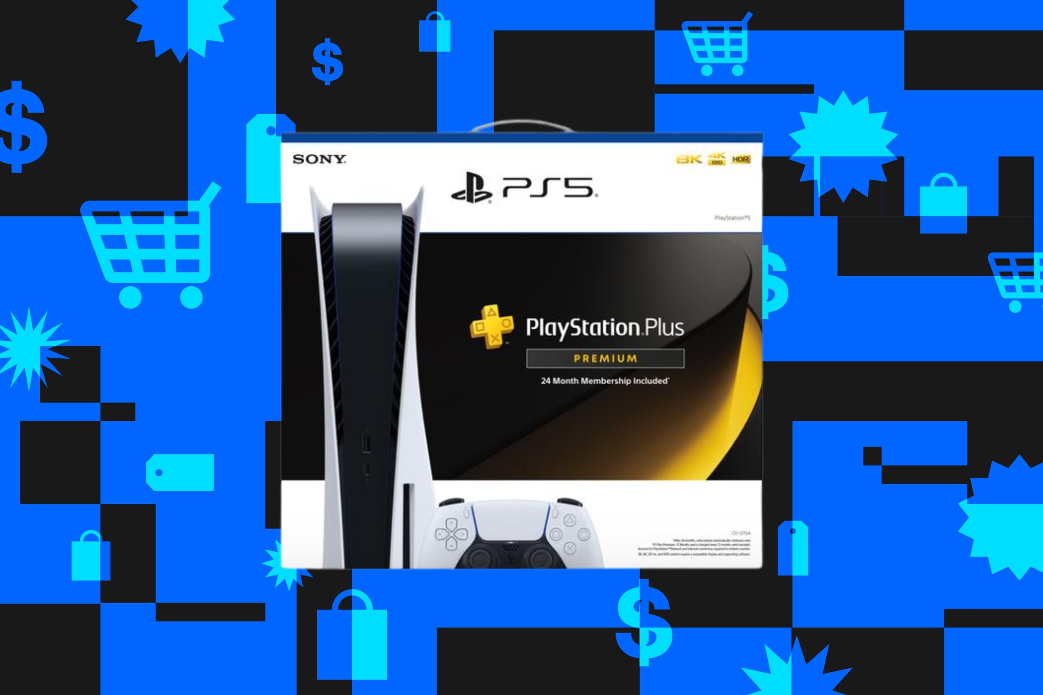 The PS5 bundle that includes two years of PS Plus Premium is $170 off