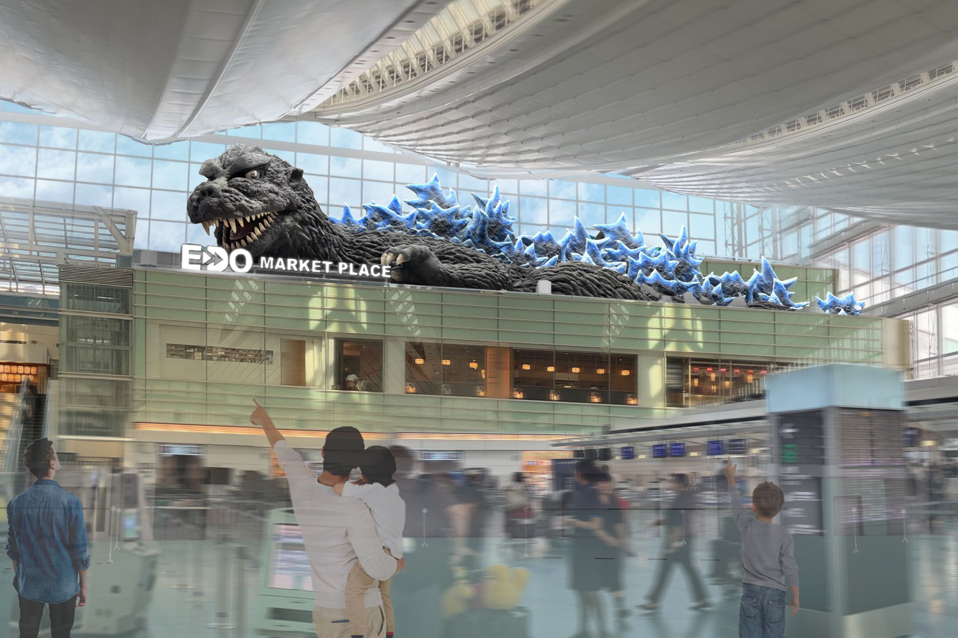 Tokyo’s Biggest Airport Is Getting Its Own Big-Ass Godzilla
