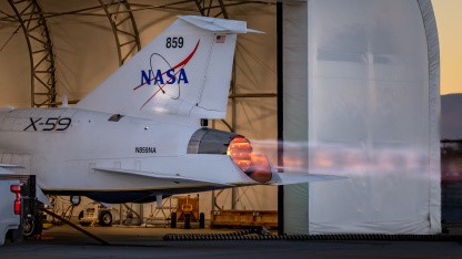 Überschall: Experimenteller Überschalljet X-59 unternimmt Erstflug