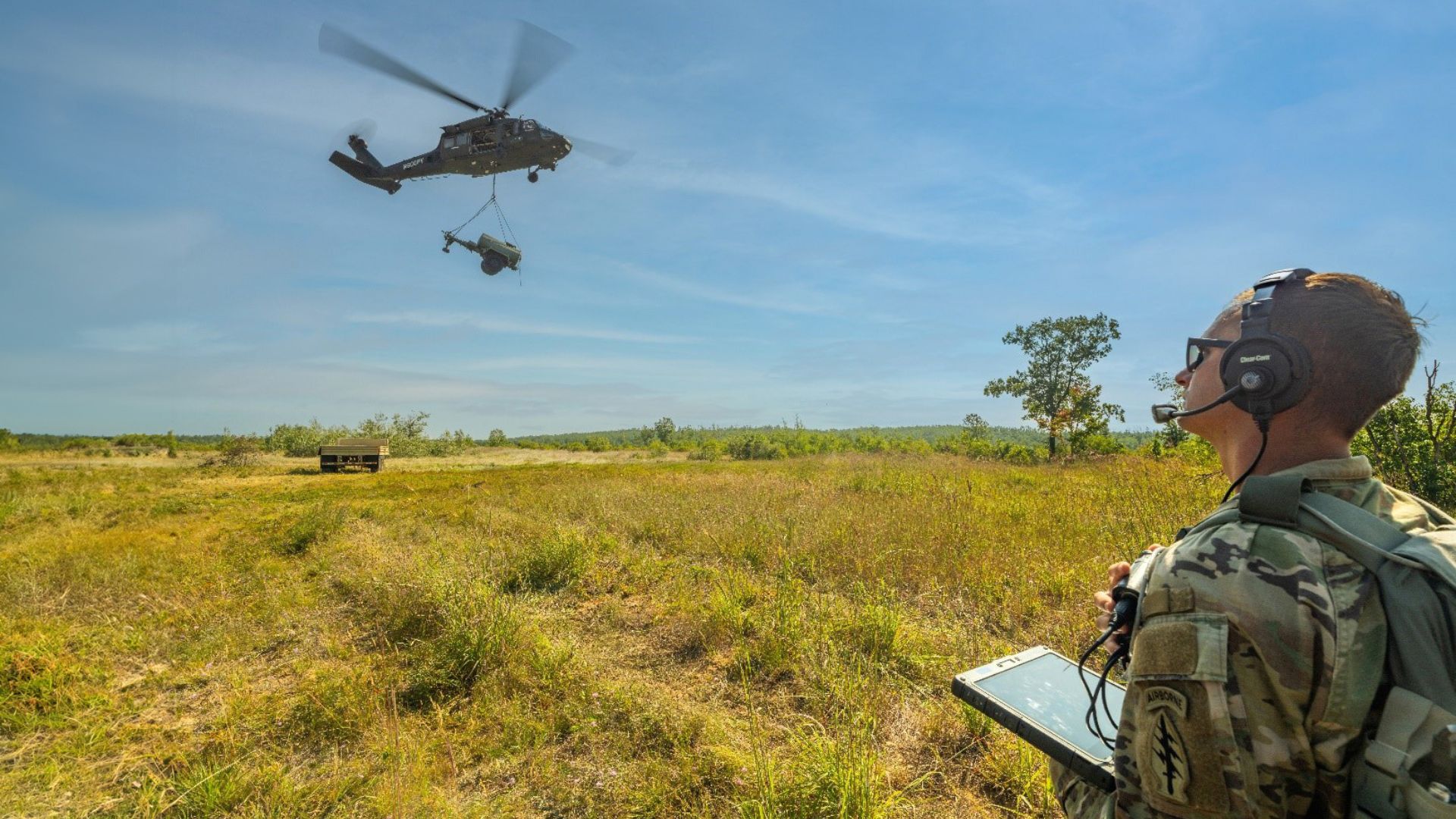 US soldier flies full-size Black Hawk helicopter drone with tablet in historic first