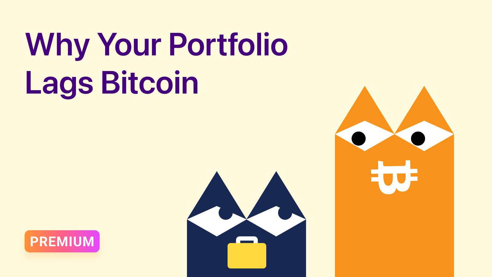 Why your portfolio is always underperforming Bitcoin